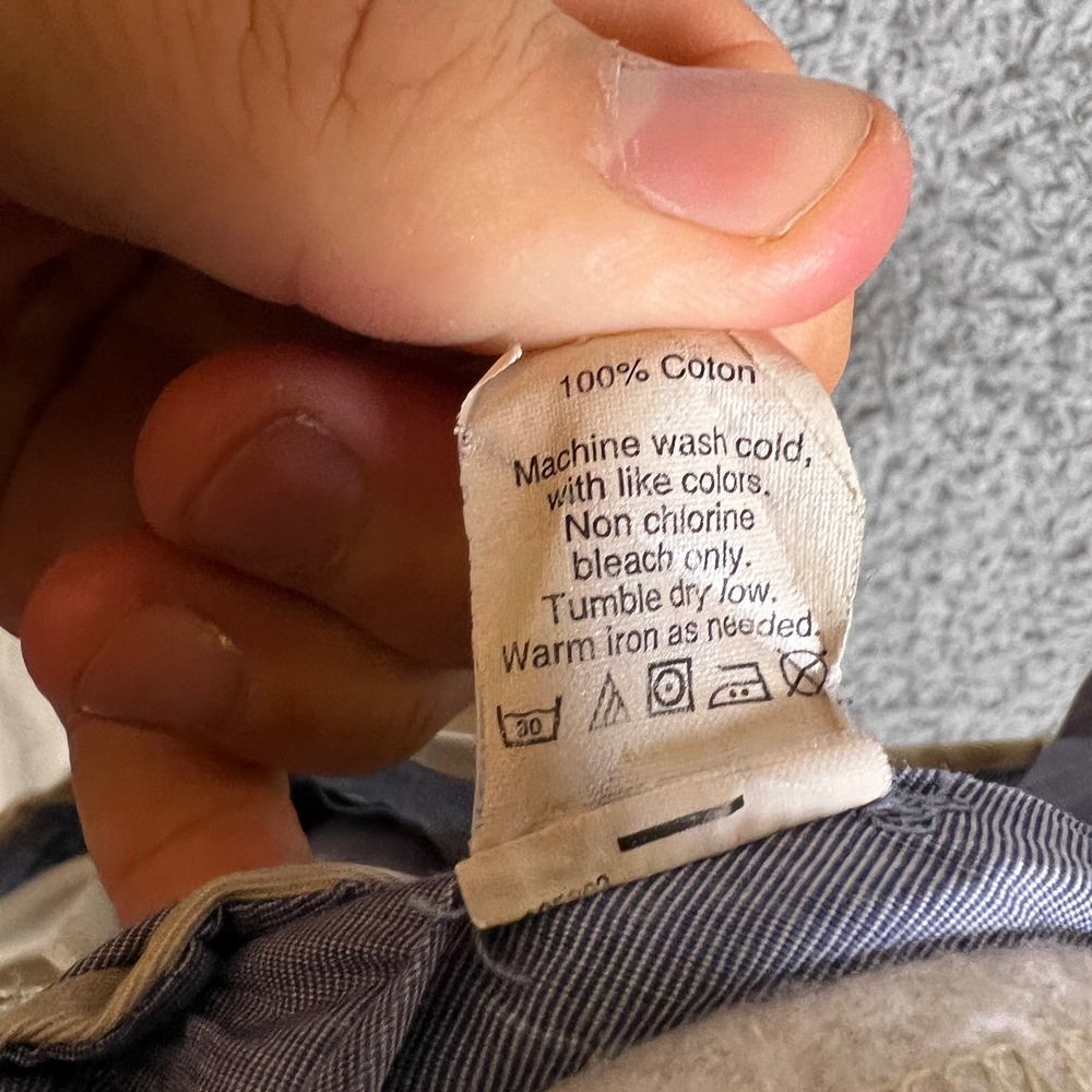 J Crew Chinos Pants Mens 34x35 Bowery Khaki Straight Fit Cotton Office Casual - Picture 8 of 9